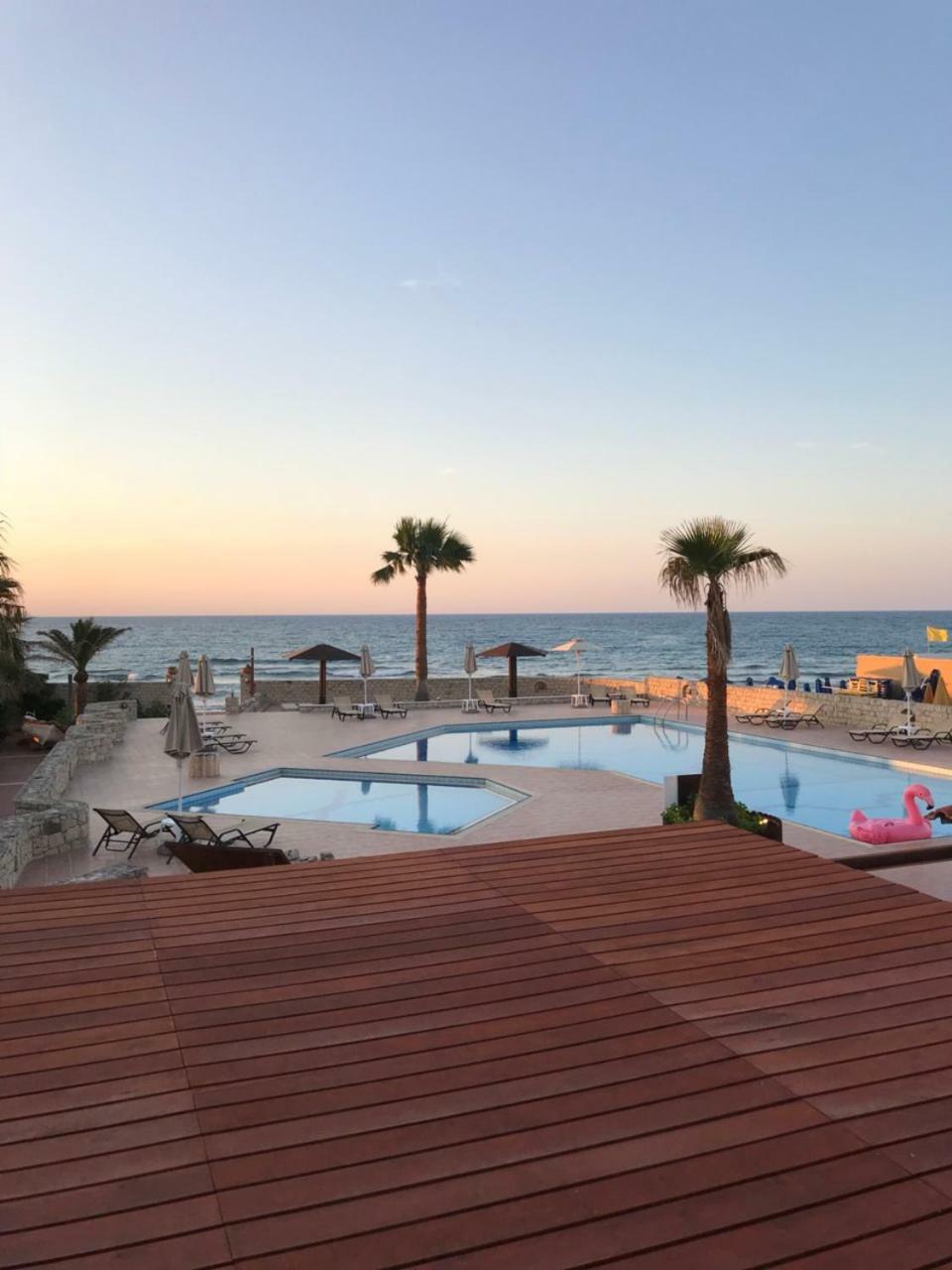 Aquamar Beach Hotel Kournás Exterior foto